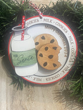 Load image into Gallery viewer, Personalized Milk & Cookie ornament