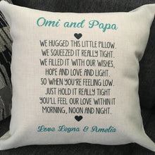 Load image into Gallery viewer, We hugged this little Pillow