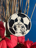 Soccer - Girl Ornament