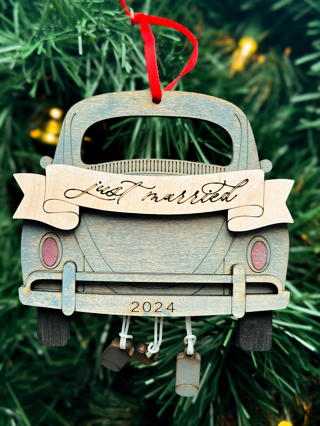 Just Married Ornament