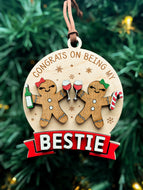 Congrats On Being My Bestie ornament