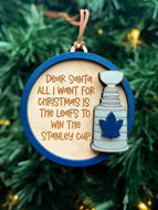 Leafs To Win the Stanley Cup... ornament