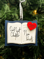 Our Next Chapter: New Parents ornament