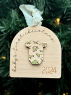 Babys First Christmas (Boy) ornament