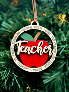 Teacher ornament