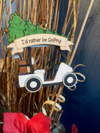 I'd Rather Be Golfing ornament