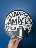 Happy Campers Sign