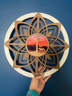 Sunset Lighthouse sign