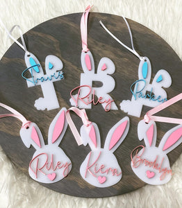 Easter Tags - Bunny Heads