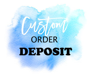 DEPOSIT for Custom order 12in or smaller sign