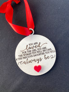 You are loved girl Ornament