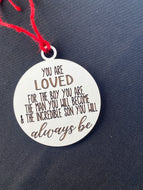 You are loved boy Ornament
